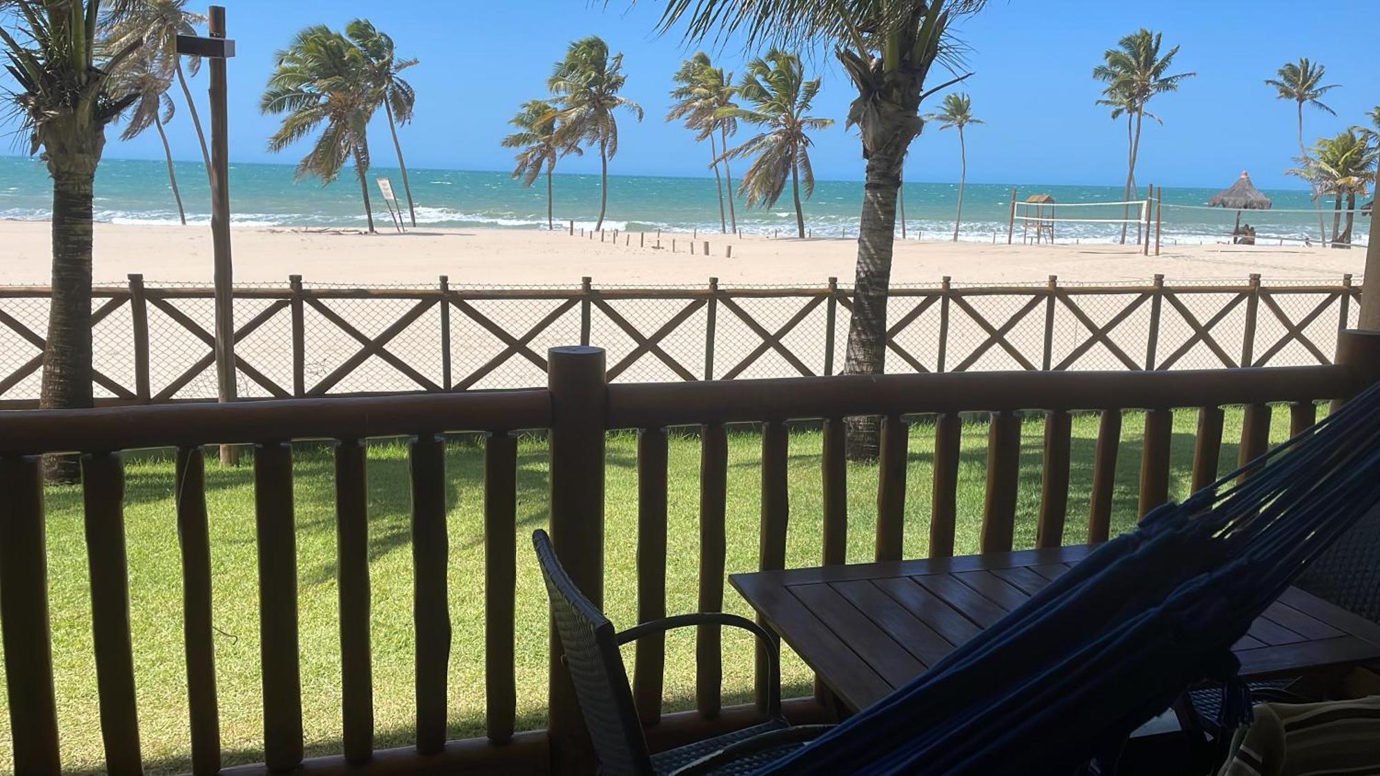 Vg Sun Bangalo P Cumbuco Fronte Mare 5 M Dal Mare Apartment Bagian luar foto